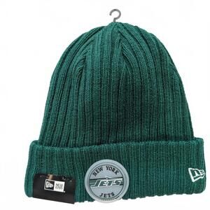 New York Jets Green Ribbed Knit Beanie Hat